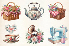 Retro Mother's Day Clipart Bundle - CraftNest - Digital Crafting and Art