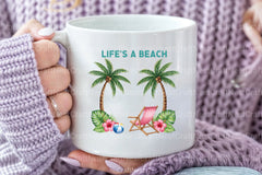 Summer Beach Flower Clipart Bundle - CraftNest - Digital Crafting and Art