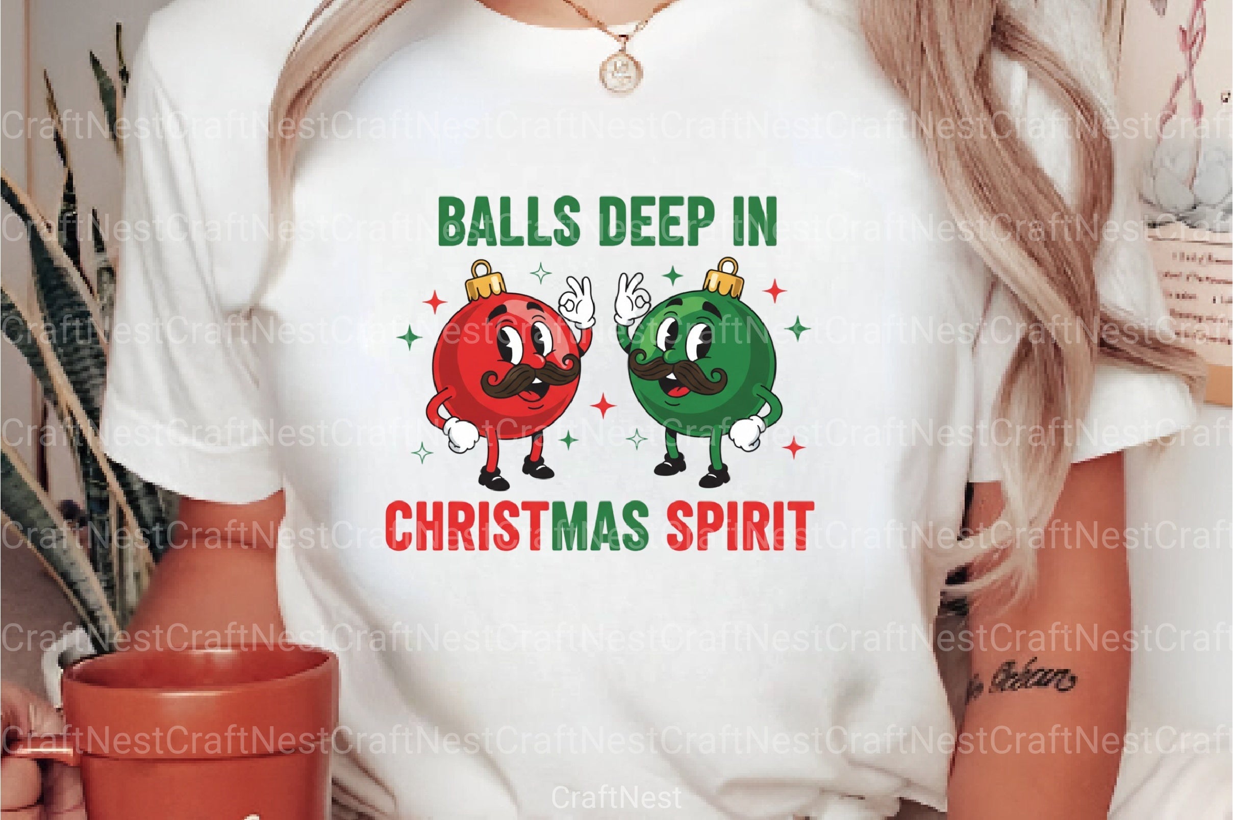 Festive Christmas Spirit Clipart Bundle - CraftNest - Digital Crafting and Art