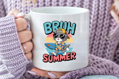 Summer Funny Cat Clipart Bundle - CraftNest - Digital Crafting and Art