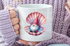 Seashell Gnome Clipart Bundle 5 - CraftNest - Digital Crafting and Art