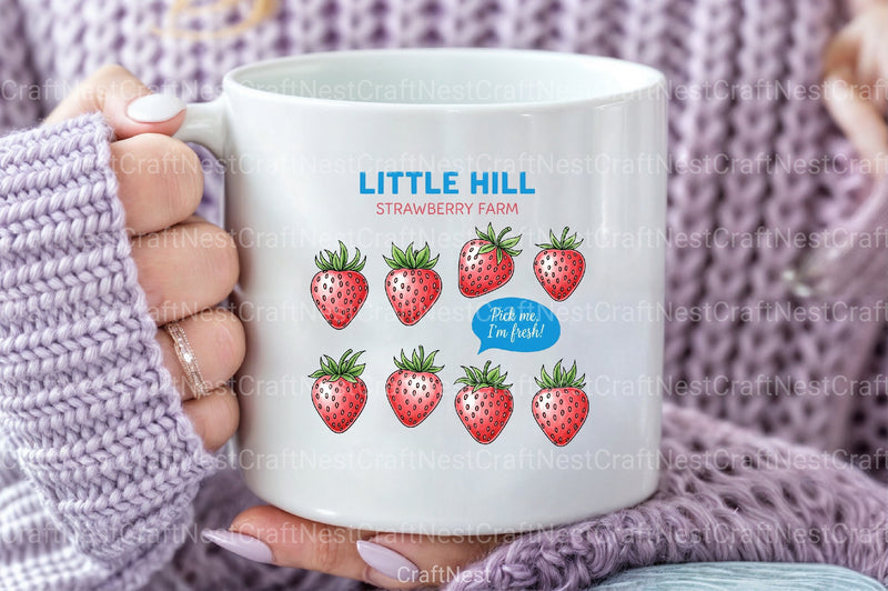 Farmers Market Strawberry Hand Drawn Clipart Bundle - CraftNest - Digital Crafting and Art