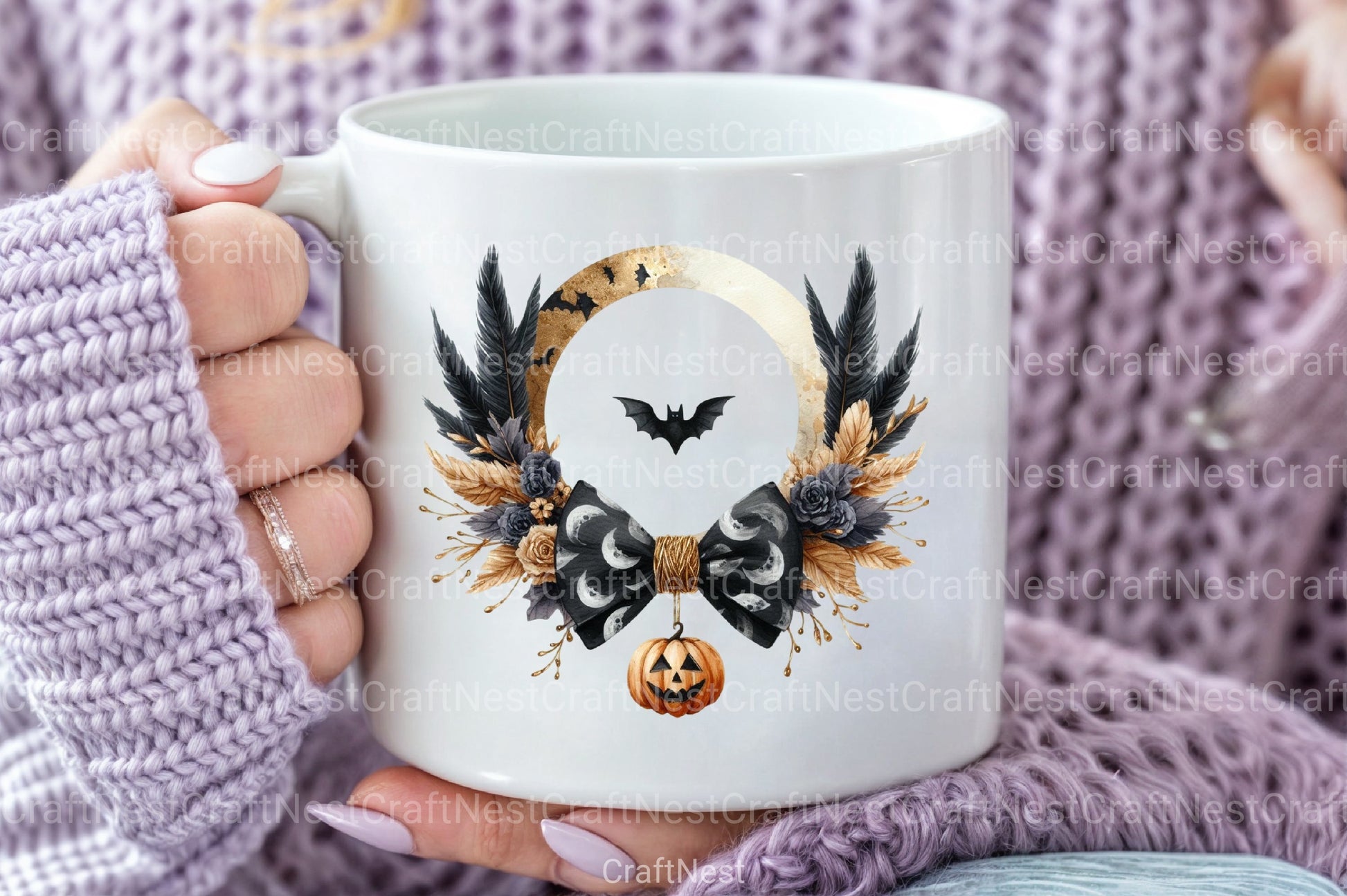 Elegant Halloween Clipart Bundle 3 - CraftNest - Digital Crafting and Art