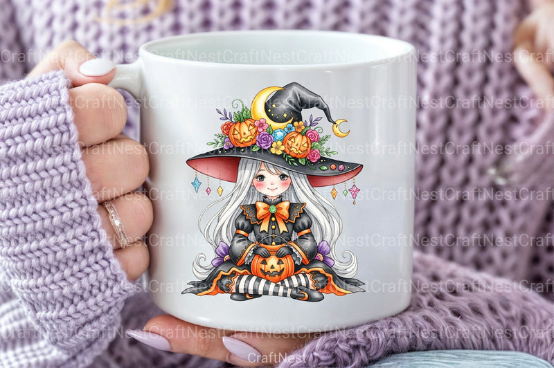 Halloween Cute Clipart Bundle - CraftNest - Digital Crafting and Art