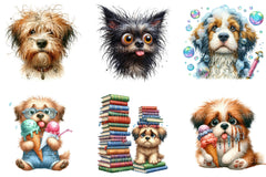 Frazzled Dog Clipart Bundle - CraftNest - Digital Crafting and Art