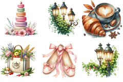 Parisian Summer Clipart Bundle - CraftNest - Digital Crafting and Art