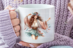 Tribal Boho Girl Clipart Bundle 21 - CraftNest - Digital Crafting and Art