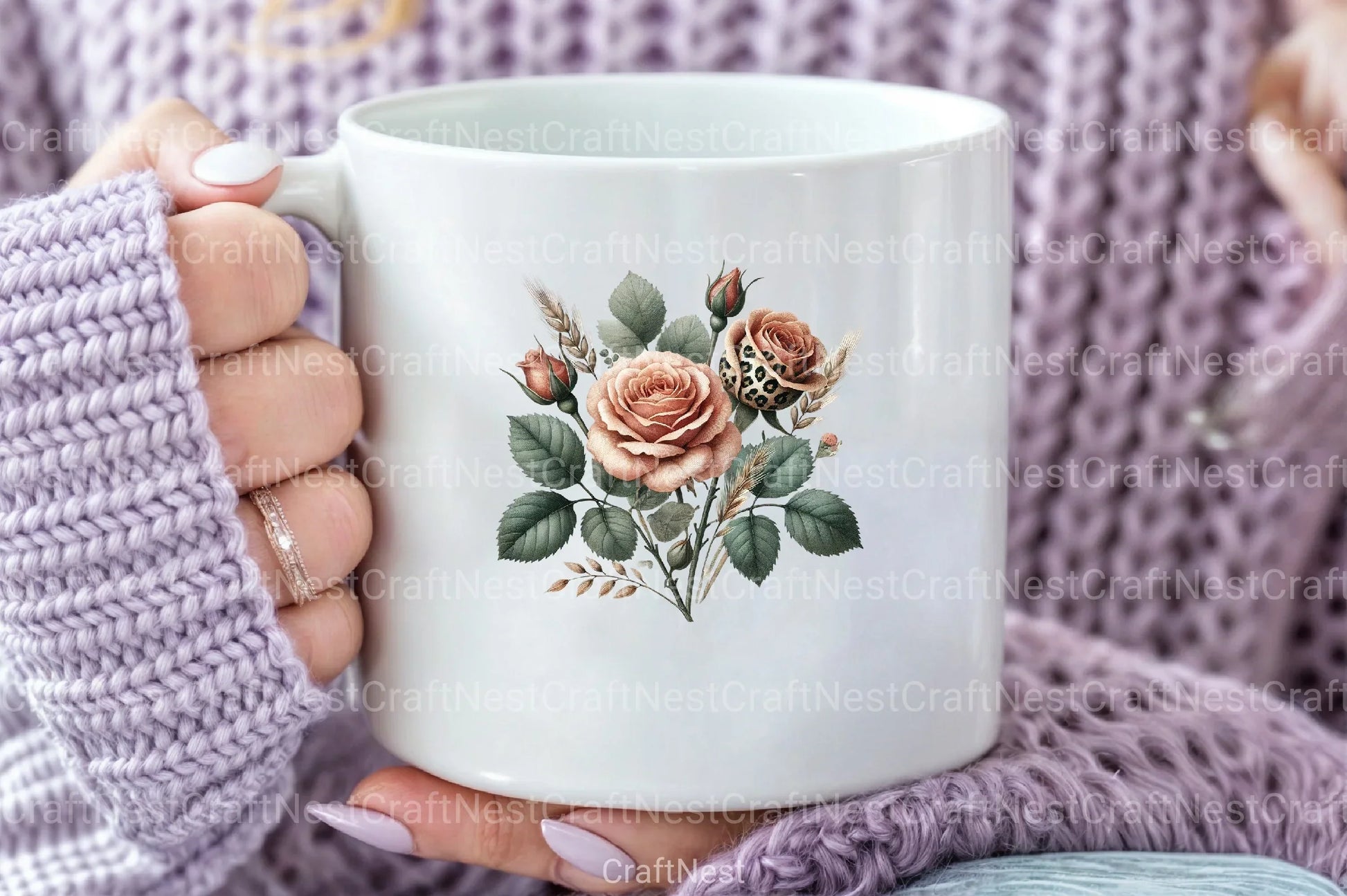 Floral Animal Clipart Bundle - CraftNest - Digital Crafting and Art