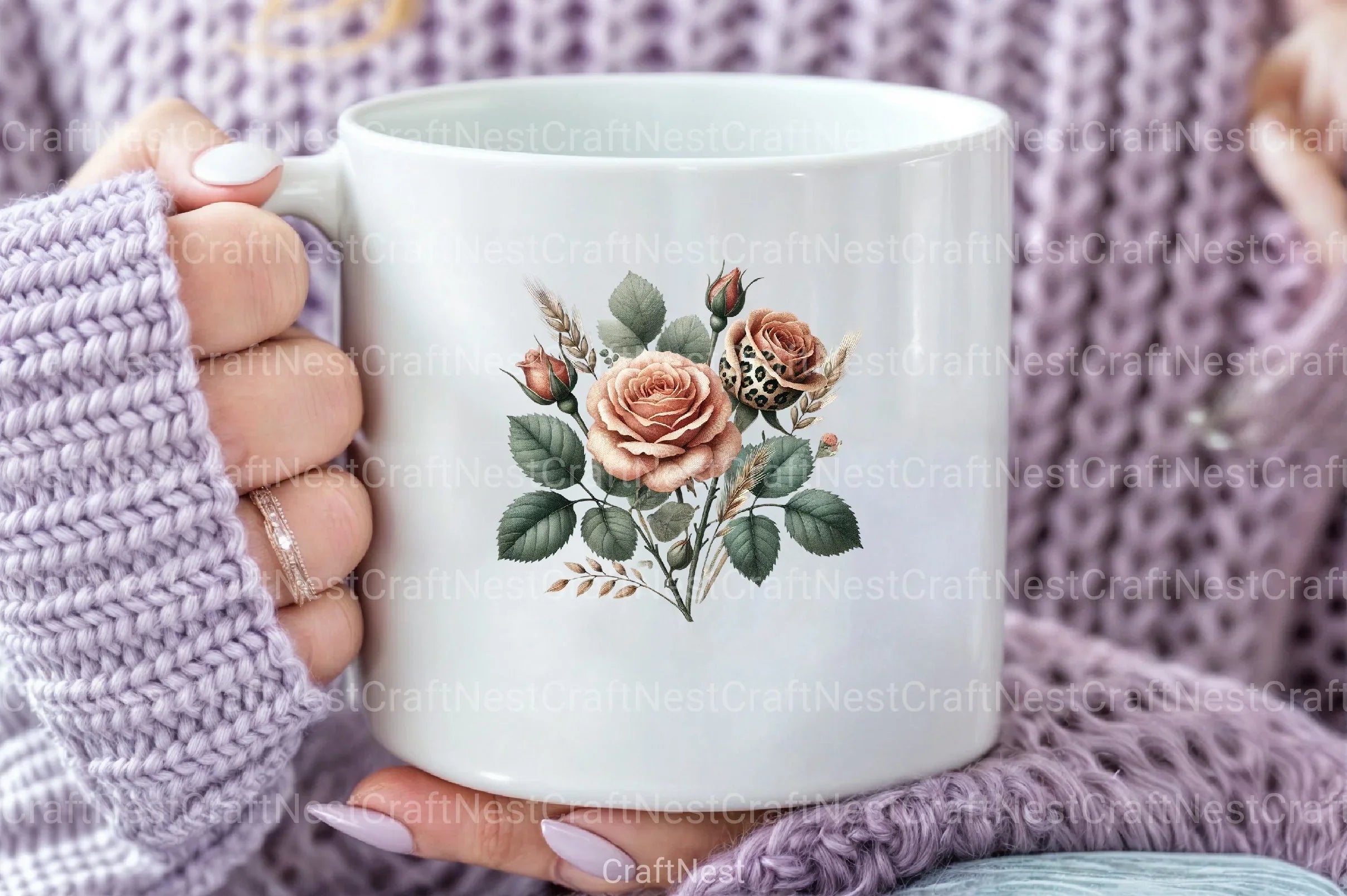 Floral Animal Clipart Bundle - CraftNest - Digital Crafting and Art