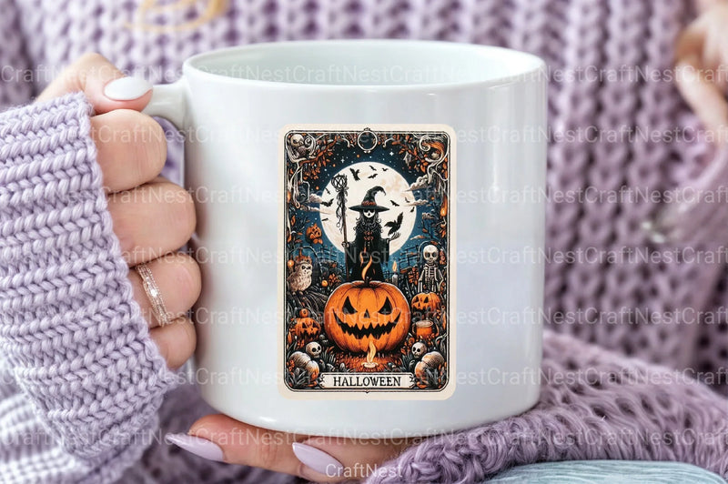 Halloween Tarot Card Clipart Bundle 55 - CraftNest - Digital Crafting and Art
