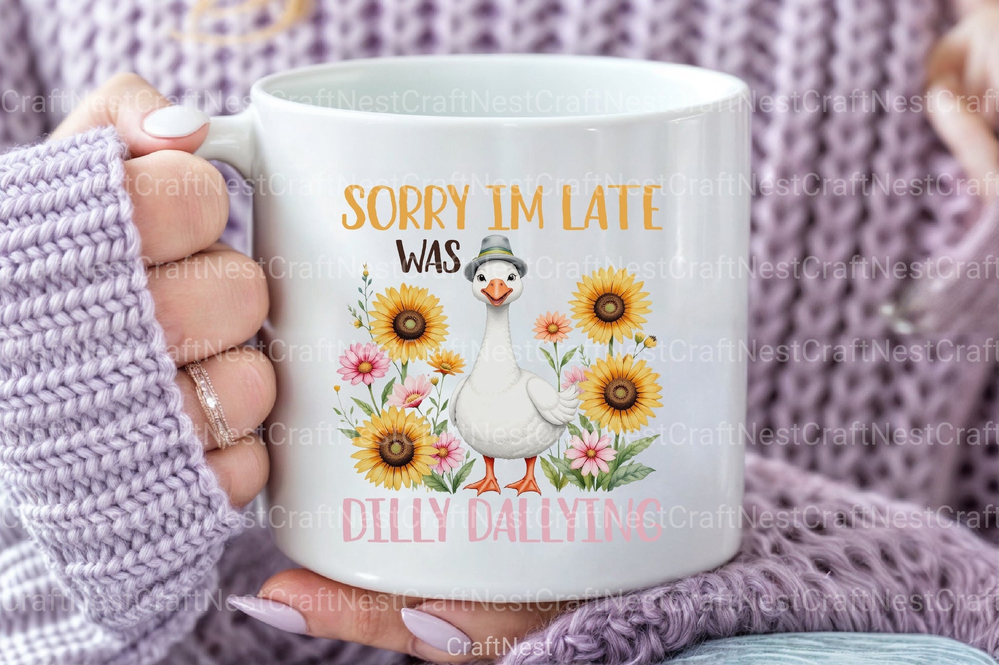 Funny Goose Sassy Boho Floral Clipart Bundle - CraftNest - Digital Crafting and Art