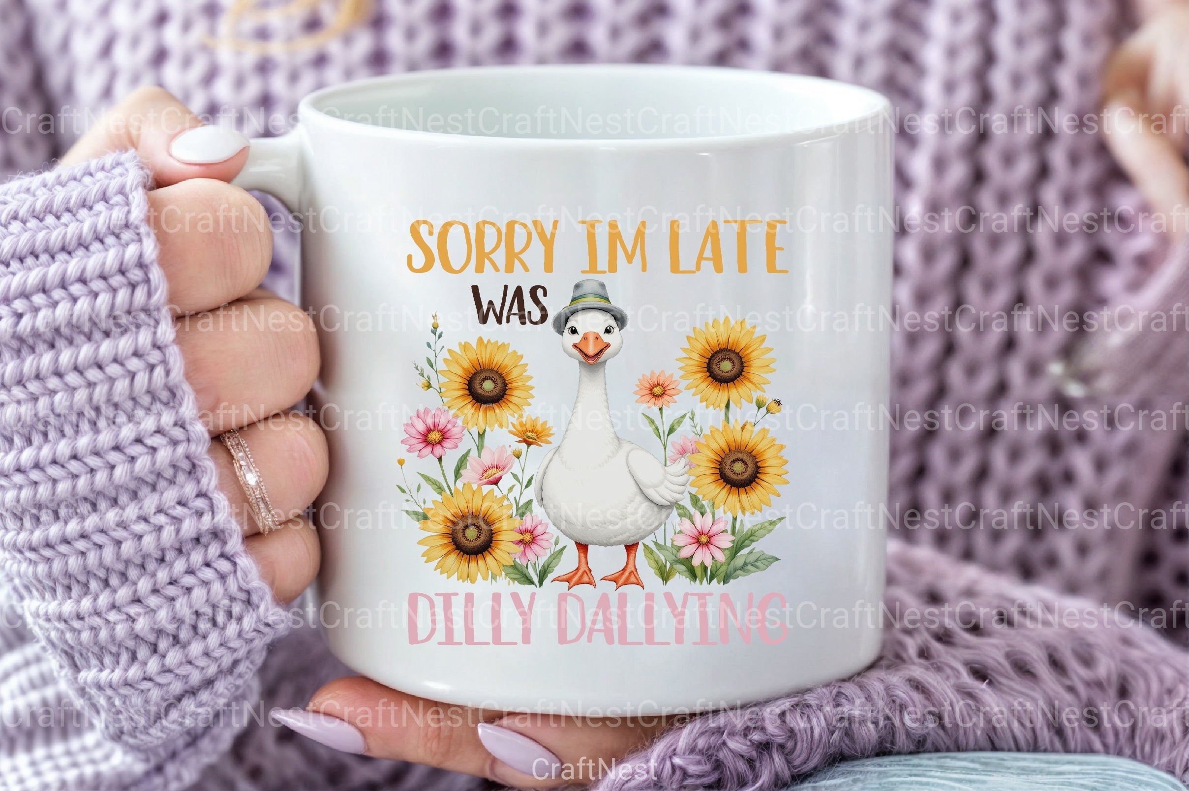 Funny Goose Sassy Boho Floral Clipart Bundle - CraftNest - Digital Crafting and Art