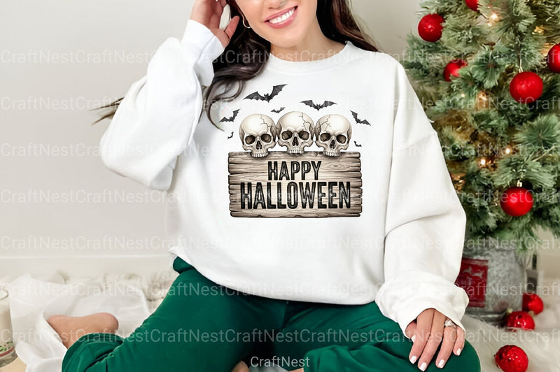 Bats & Skulls Halloween Clipart Bundle - CraftNest - Digital Crafting and Art