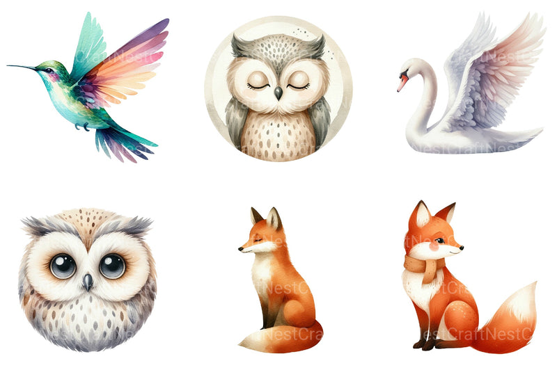 Minimalist Animal Clipart Bundle - CraftNest - Digital Crafting and Art