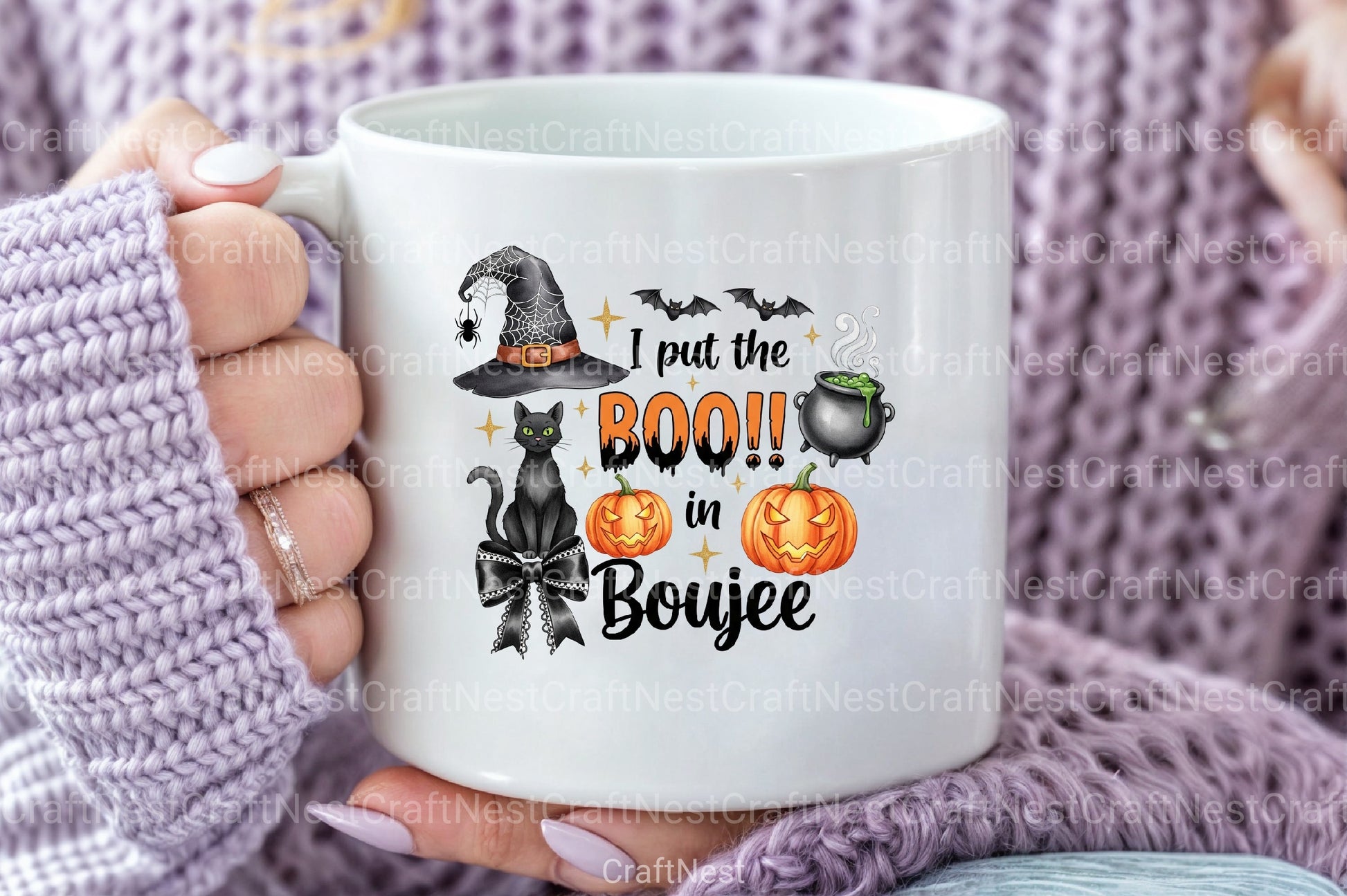 Boo in Boujee Coquette Clipart Bundle - CraftNest - Digital Crafting and Art