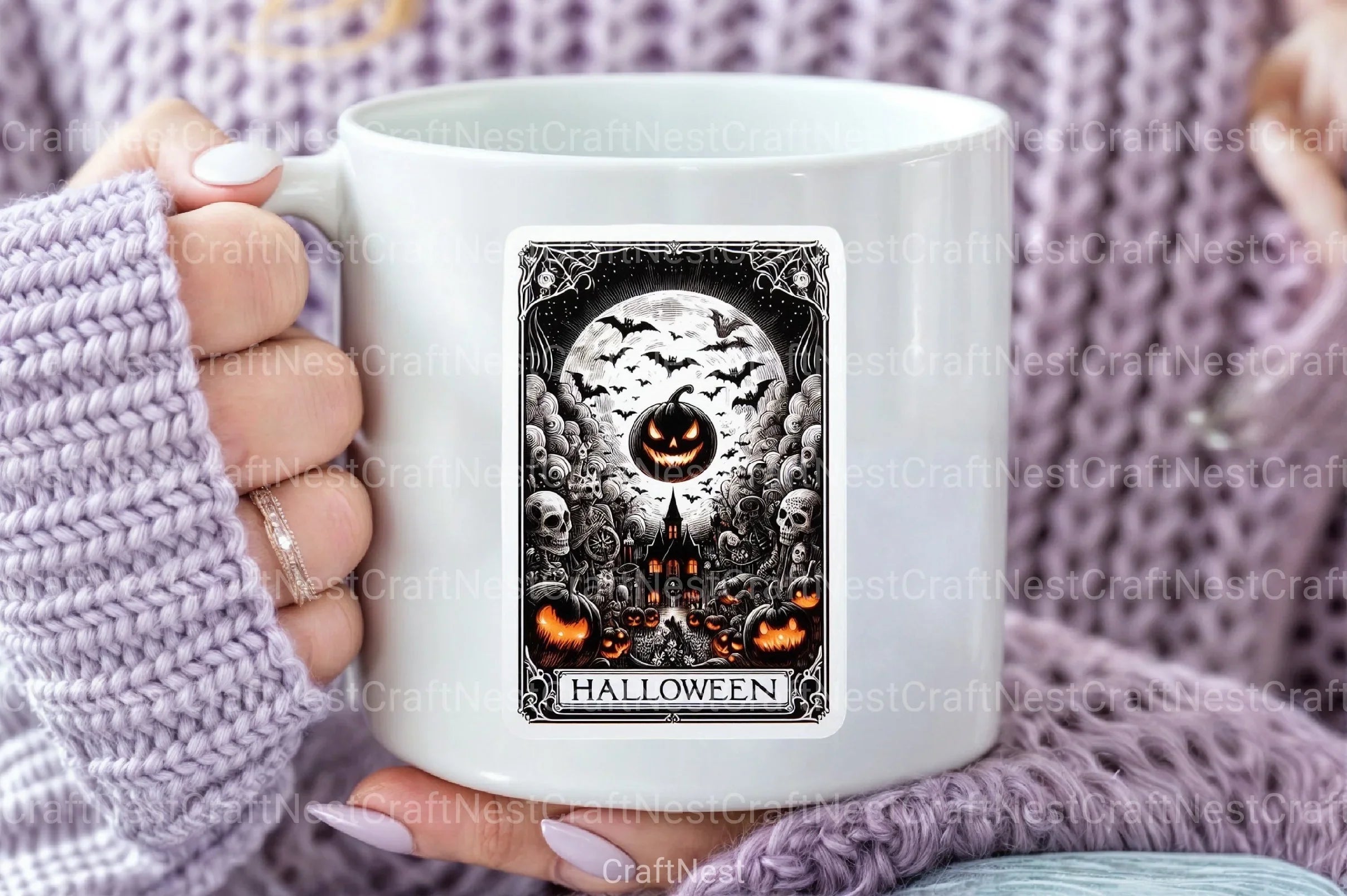 Halloween Tarot Card Clipart Bundle 8 - CraftNest - Digital Crafting and Art