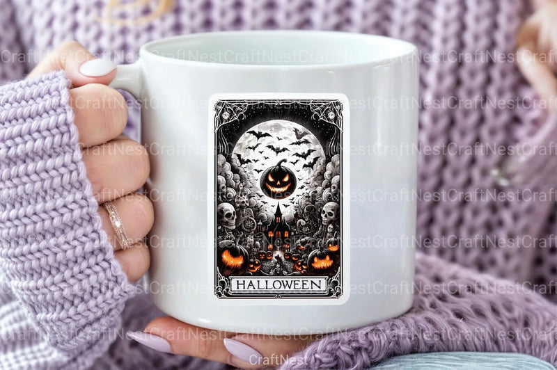 Halloween Tarot Card Clipart Bundle 8 - CraftNest - Digital Crafting and Art