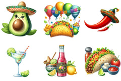 Cinco De Mayo Clipart Bundle - CraftNest - Digital Crafting and Art