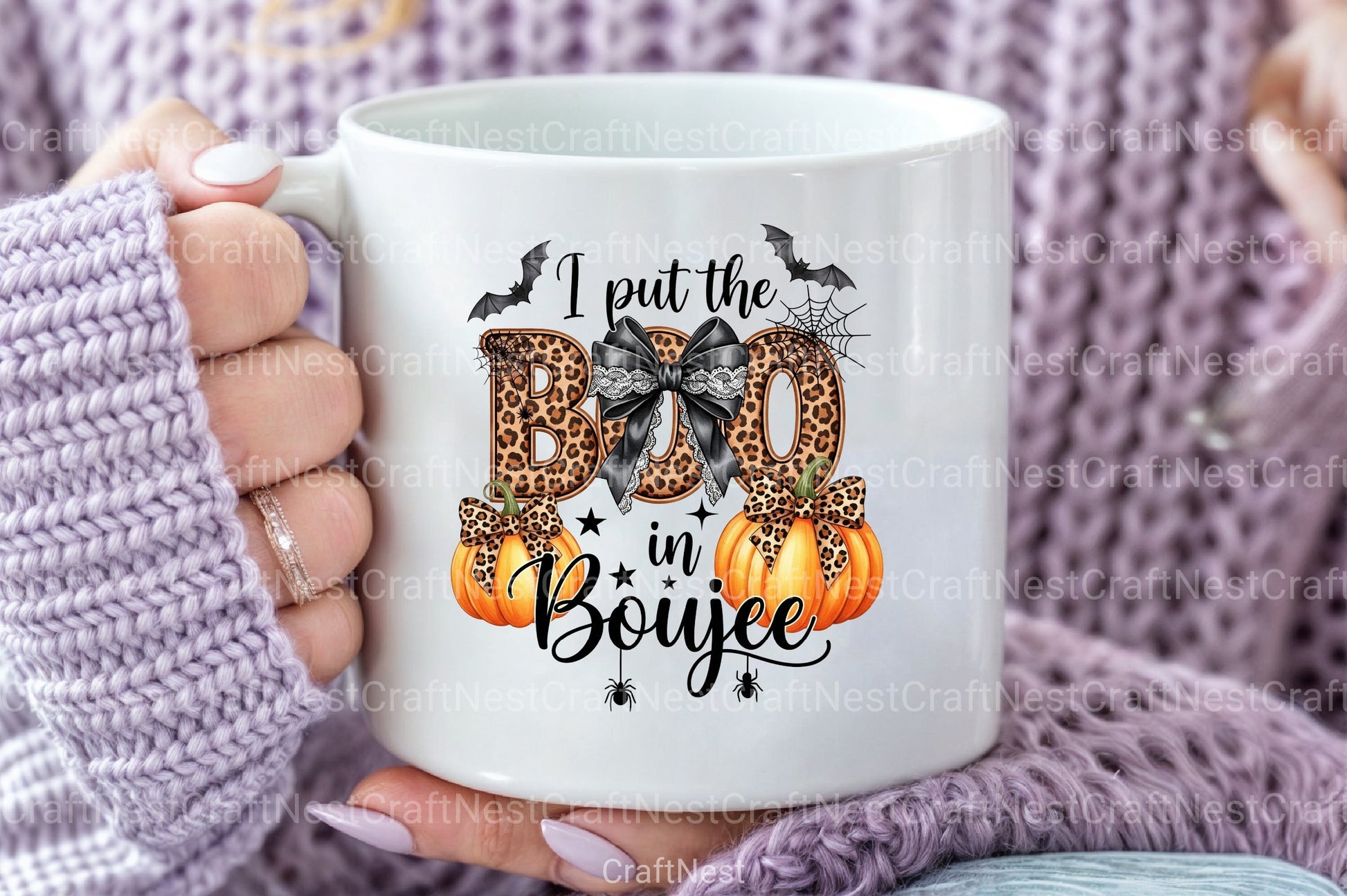 Boo in Boujee Halloween Clipart Bundle - CraftNest - Digital Crafting and Art