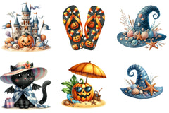 Green & White Halloween Clipart Bundle 2 - CraftNest - Digital Crafting and Art