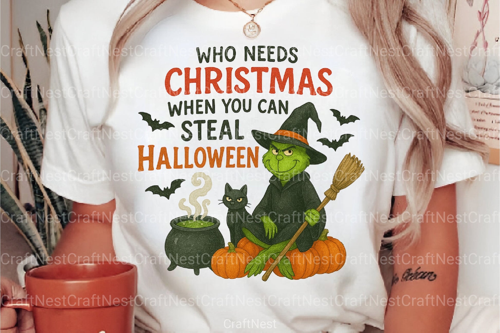 Merry Christmas Green Monster Clipart Bundle - CraftNest - Digital Crafting and Art