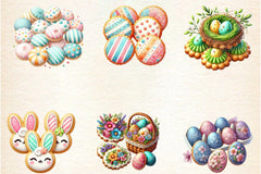 Easter Biscuits Clipart Bundle 4 - CraftNest - Digital Crafting and Art