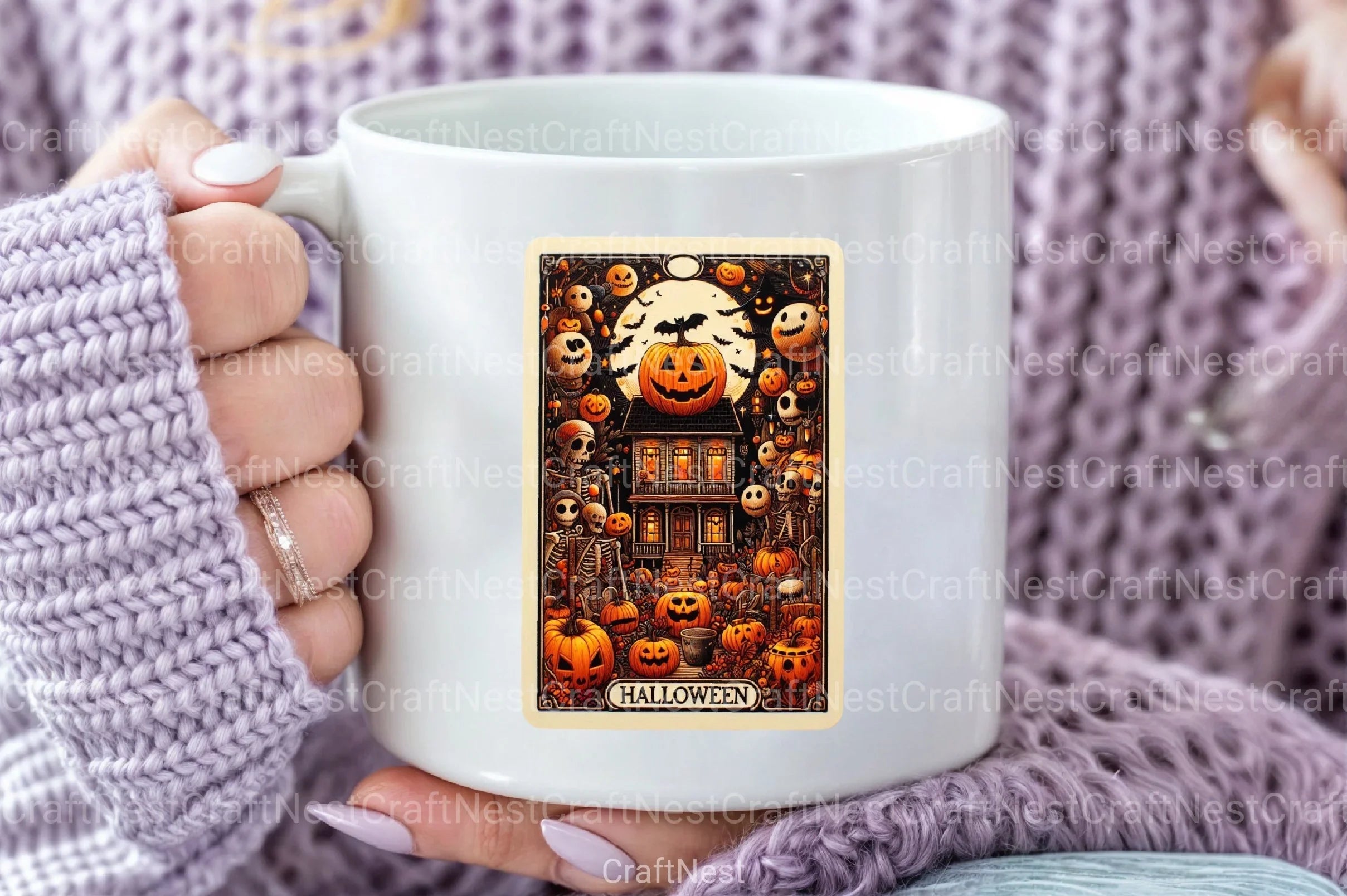 Halloween Tarot Card Clipart Bundle 25 - CraftNest - Digital Crafting and Art