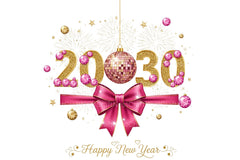 Glitter Happy New Year Clipart Bundle - CraftNest - Digital Crafting and Art