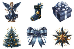 Navy Christmas Clipart Bundle 125 - CraftNest - Digital Crafting and Art