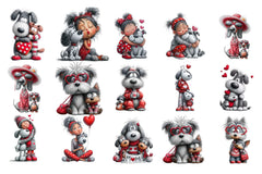 Valentine Dog Mom Clipart Bundle - CraftNest - Digital Crafting and Art