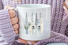 Wildflowers Brushstroke Clipart Bundle - CraftNest - Digital Crafting and Art