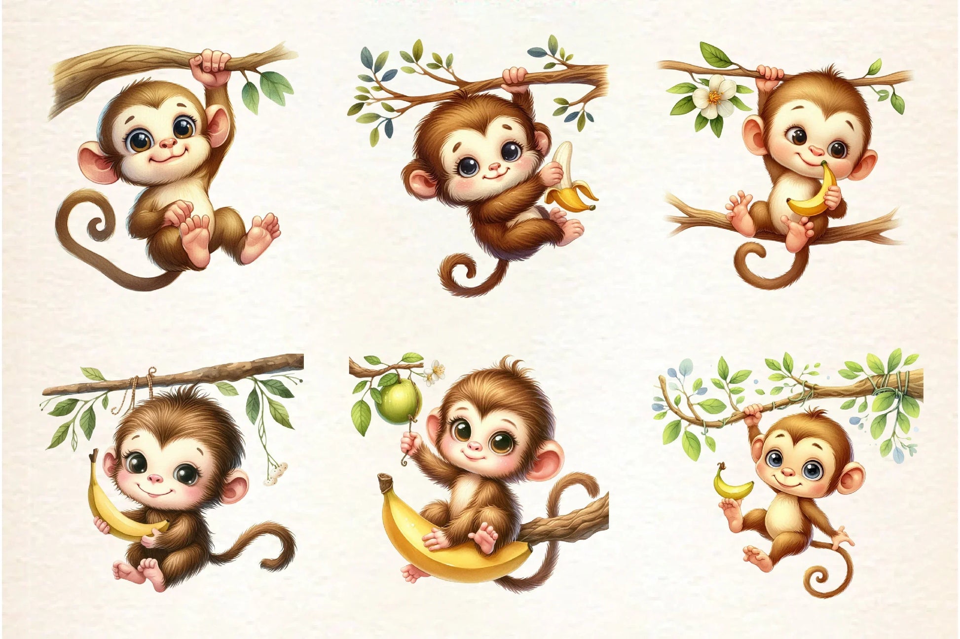 Kawaii Safari Animal Clipart Bundle - CraftNest - Digital Crafting and Art