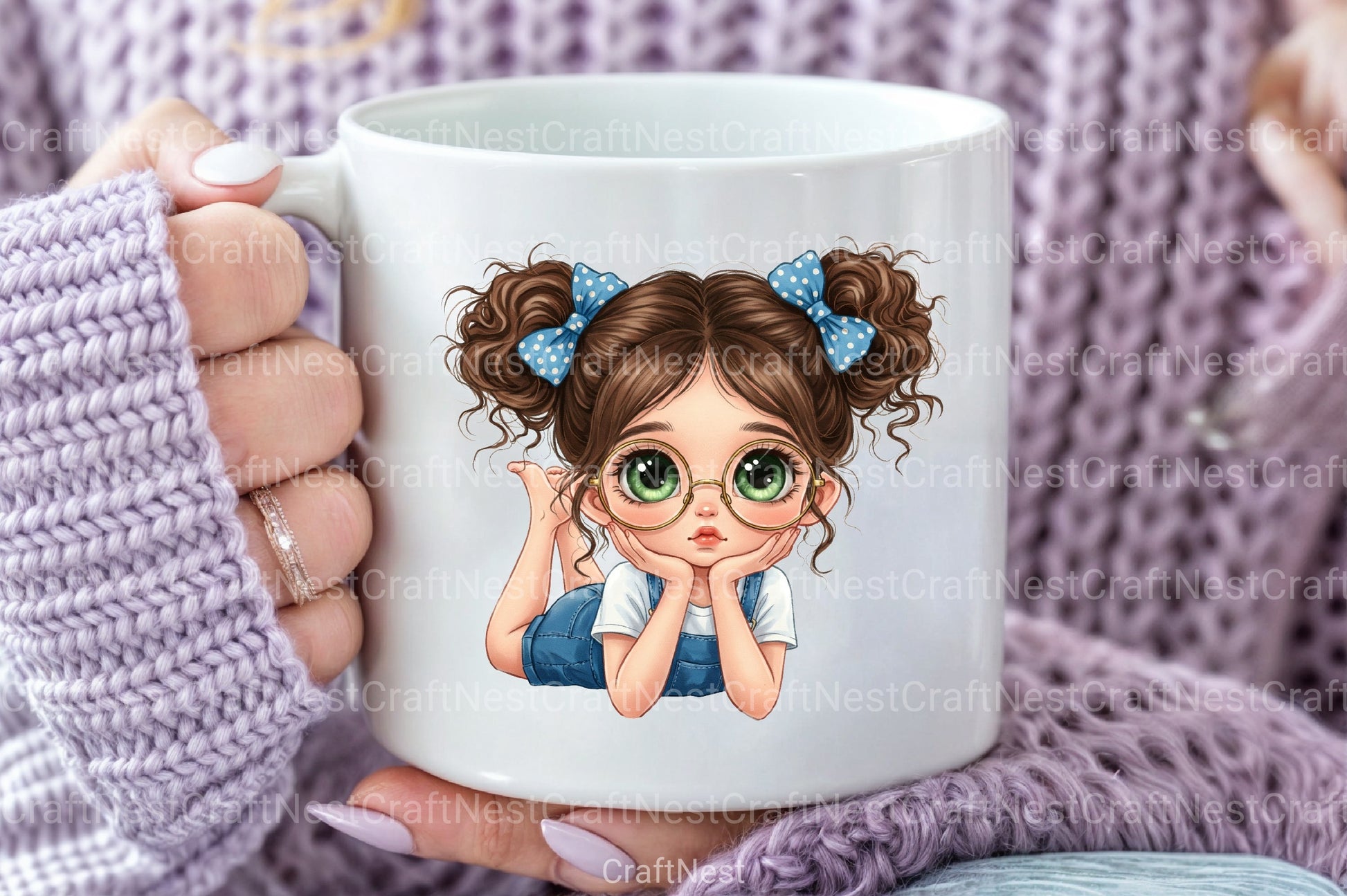 Quirky Surprised Girl Clipart Bundle - CraftNest - Digital Crafting and Art