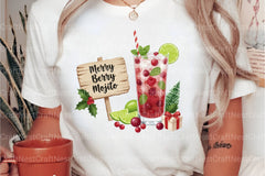 Christmas Cocktail Clipart Bundle 4 - CraftNest - Digital Crafting and Art