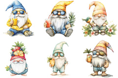 Summer Gnome Clipart Bundle - CraftNest - Digital Crafting and Art
