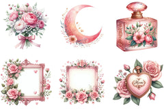 Pink Mother's Day Clipart Bundle - CraftNest - Digital Crafting and Art