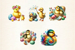 Easter Duck Clipart Bundle - CraftNest - Digital Crafting and Art