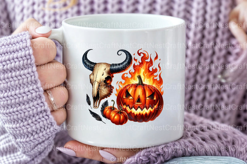 Western Halloween Quotes Clipart Bundle 7777 - CraftNest - Digital Crafting and Art