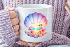 Beach Paradise Seashell Clipart Bundle - CraftNest - Digital Crafting and Art