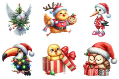 Christmas Animal Clipart Bundle 8 - CraftNest - Digital Crafting and Art
