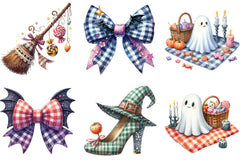 Gingham Halloween Clipart Bundle 4 - CraftNest - Digital Crafting and Art