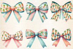 Easter Coquette Bows Clipart Bundle 4 - CraftNest - Digital Crafting and Art
