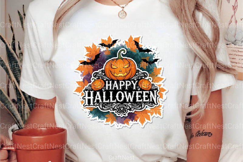 Funny & Spooky Halloween Quotes Sticker Bundle - CraftNest - Digital Crafting and Art