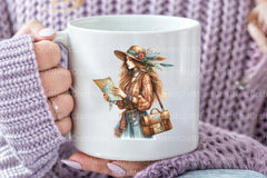 Tribal Boho Girl Clipart Bundle 9 - CraftNest - Digital Crafting and Art