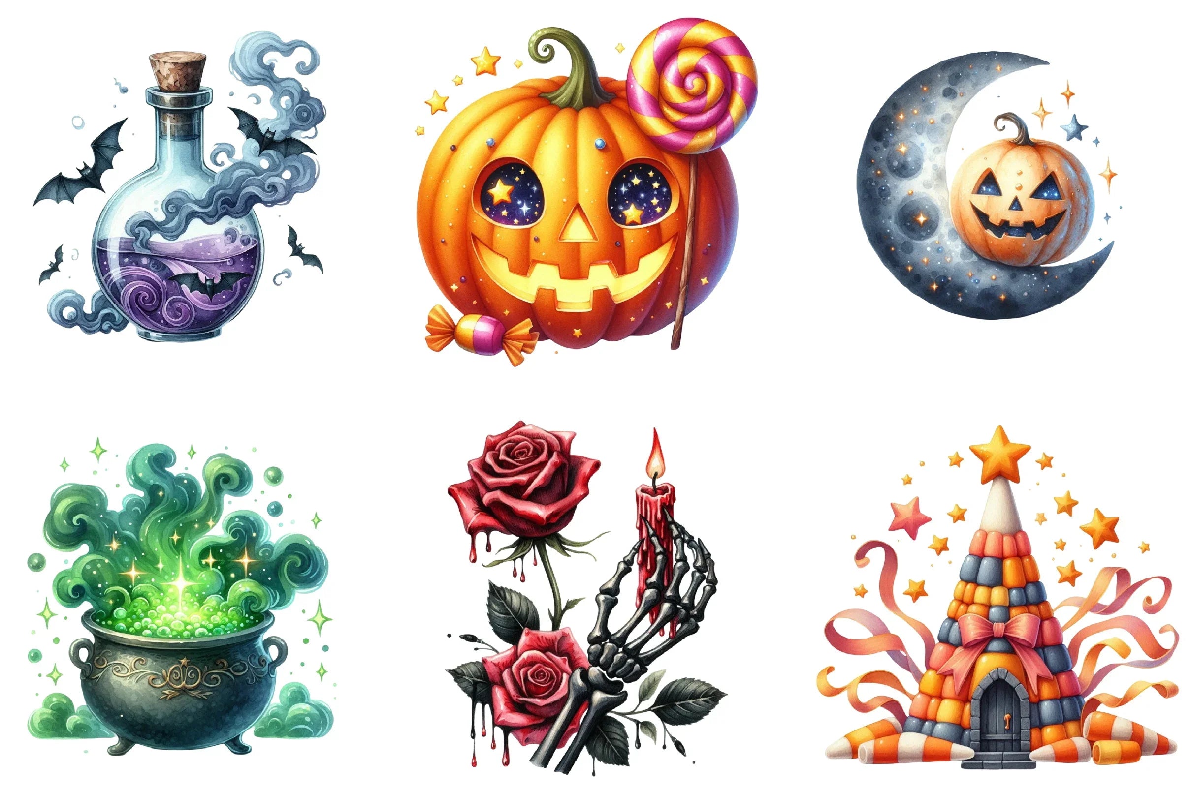 Halloween Clipart Bundle - CraftNest - Digital Crafting and Art