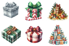 Christmas Gifts Clipart Bundle - CraftNest - Digital Crafting and Art