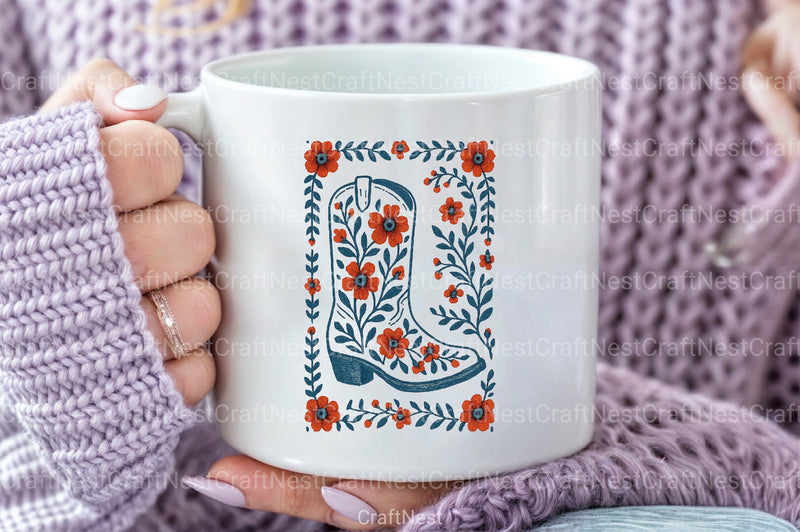 4th Cowgirl Boots Clipart Bundle - CraftNest - Digital Crafting and Art