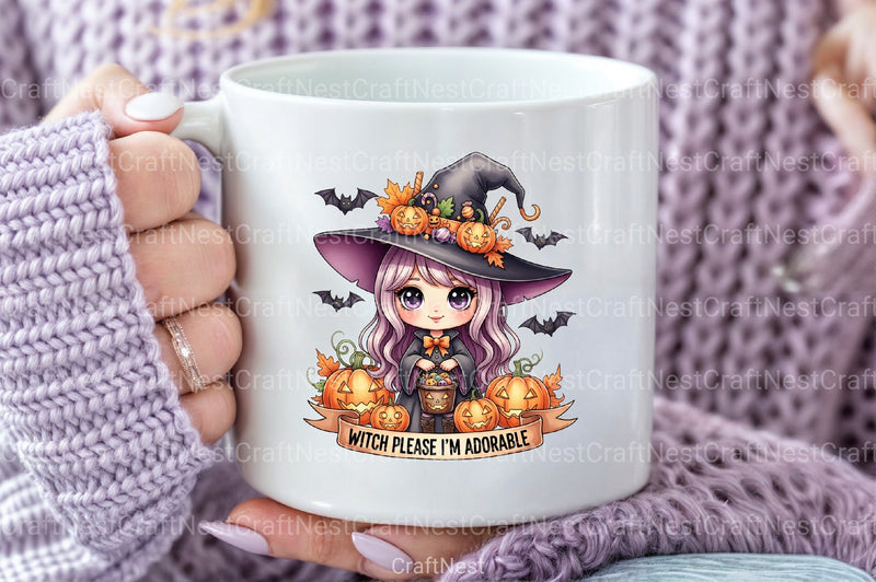 Cute Halloween Clipart Bundle 809 - CraftNest - Digital Crafting and Art