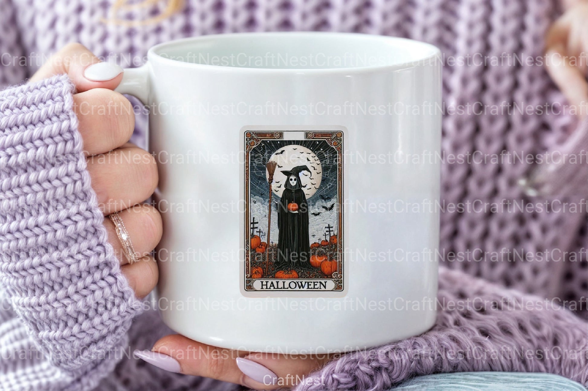 Halloween Tarot Card Clipart Bundle 20 - CraftNest - Digital Crafting and Art