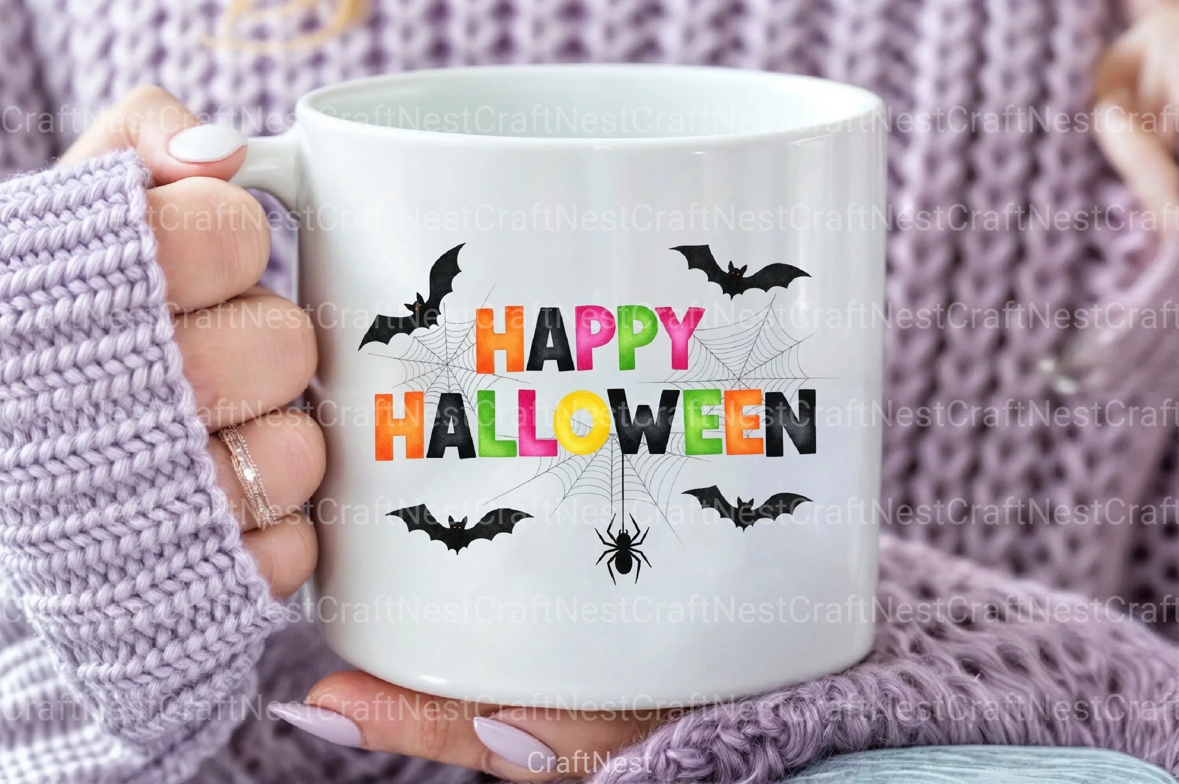 Happy Halloween Embroidery Clipart Bundle - CraftNest - Digital Crafting and Art